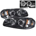 Spyder Auto 5009401 Halo LED Projector Headlights; Bulbs Included; Pair; Black; - Truck Part Superstore