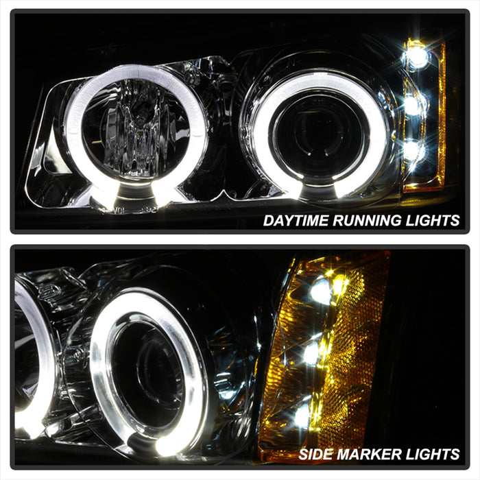 Spyder Auto 5009463 Halo LED Projector Headlights - Truck Part Superstore