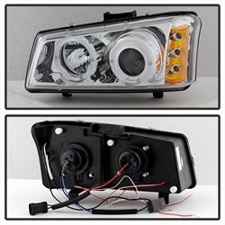 Spyder Auto 5009463 Halo LED Projector Headlights - Truck Part Superstore