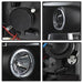 Spyder Auto 5009494 Halo LED Projector Headlights; Bulbs Included; Pair; Black; - Truck Part Superstore