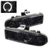 Spyder Auto 5009562 Halo Projector Headlights; Bulbs Included; Pair; Smoke; - Truck Part Superstore