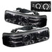 Spyder Auto 5009616 Halo LED Projector Headlights; Uses T10 LED Ultra White LED Bulb; Pair; Smoke; - Truck Part Superstore