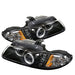 Spyder Auto 5009692 Halo LED Projector Headlights; Bulbs Included; Pair; Black; - Truck Part Superstore