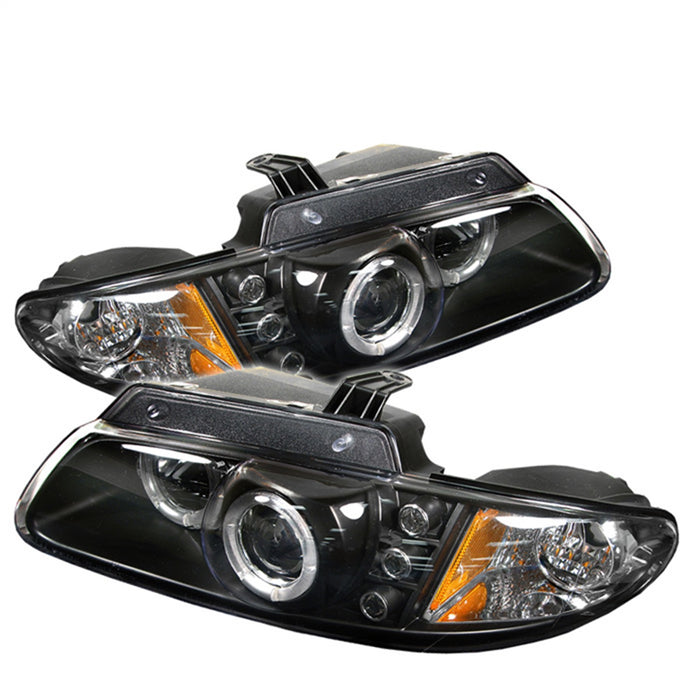 Spyder Auto 5009692 Halo LED Projector Headlights; Bulbs Included; Pair; Black; - Truck Part Superstore