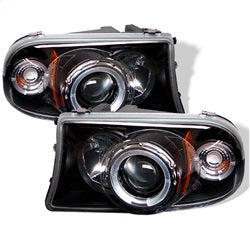 Spyder Auto 5009784 Halo Projector Headlights; 1 pc.; Bulbs Included; Pair; Black; - Truck Part Superstore