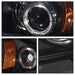 Spyder Auto 5009784 Halo Projector Headlights; 1 pc.; Bulbs Included; Pair; Black; - Truck Part Superstore