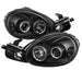 Spyder Auto 5009906 Halo LED Projector Headlights; Bulbs Included; Pair; Black; - Truck Part Superstore