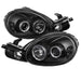 Spyder Auto 5009906 Halo LED Projector Headlights; Bulbs Included; Pair; Black; - Truck Part Superstore