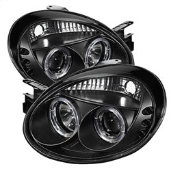Spyder Auto 5009920 Halo LED Projector Headlights; Bulbs Included; Pair; Black; - Truck Part Superstore