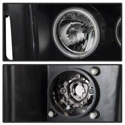 Spyder Auto 5009951 CCFL LED Projector Headlights; Bulbs Included; Pair; Black; - Truck Part Superstore