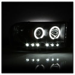 Spyder Auto 5009951 CCFL LED Projector Headlights; Bulbs Included; Pair; Black; - Truck Part Superstore