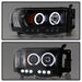 Spyder Auto 5009951 CCFL LED Projector Headlights; Bulbs Included; Pair; Black; - Truck Part Superstore