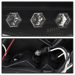 Spyder Auto 5009975 Halo LED Projector Headlights; Bulbs Included; Pair; Black; - Truck Part Superstore