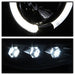 Spyder Auto 5009975 Halo LED Projector Headlights; Bulbs Included; Pair; Black; - Truck Part Superstore