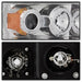 Spyder Auto 5009982 Halo LED Projector Headlights; Bulbs Included; Pair; Chrome; - Truck Part Superstore