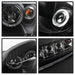 Spyder Auto 5010001 Halo LED Projector Headlights; Bulbs Included; Pair; Black; - Truck Part Superstore