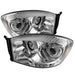 Spyder Auto 5010018 Halo LED Projector Headlights; Bulbs Included; Pair; Chrome; - Truck Part Superstore