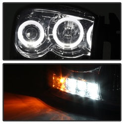 Spyder Auto 5010025 Halo LED Projector Headlights; Uses T10 LED Ultra White LED Bulb; Pair; Smoke; - Truck Part Superstore