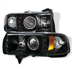 Spyder Auto 5010063 CCFL LED Projector Headlights; 1 pc.; Bulbs Included; Pair; Black; - Truck Part Superstore