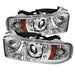 Spyder Auto 5010094 Halo LED Projector Headlights; 1 pc.; Bulbs Included; Pair; Chrome; - Truck Part Superstore
