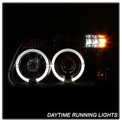 Spyder Auto 5010131 Halo Projector Headlights; 1 pc.; Bulbs Included; Pair; Black; - Truck Part Superstore