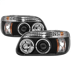 Spyder Auto 5010131 Halo Projector Headlights; 1 pc.; Bulbs Included; Pair; Black; - Truck Part Superstore