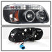 Spyder Auto 5010131 Halo Projector Headlights; 1 pc.; Bulbs Included; Pair; Black; - Truck Part Superstore