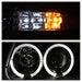 Spyder Auto 5010131 Halo Projector Headlights; 1 pc.; Bulbs Included; Pair; Black; - Truck Part Superstore