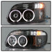 Spyder Auto 5010131 Halo Projector Headlights; 1 pc.; Bulbs Included; Pair; Black; - Truck Part Superstore