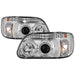 Spyder Auto 5010148 Halo Projector Headlights; 1 pc.; Bulbs Included; Pair; Chrome; - Truck Part Superstore