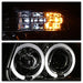 Spyder Auto 5010148 Halo Projector Headlights; 1 pc.; Bulbs Included; Pair; Chrome; - Truck Part Superstore