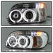 Spyder Auto 5010148 Halo Projector Headlights; 1 pc.; Bulbs Included; Pair; Chrome; - Truck Part Superstore