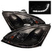 Spyder Auto 5010162 DRL LED Projector Headlights; Bulbs Included; Pair; Black; - Truck Part Superstore