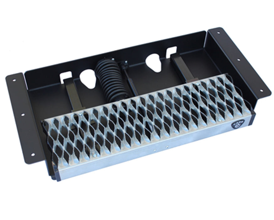 Carr 501020 WTS; 24" Retractable Step (Undermount,Ext Flat Surf); XP3 Blk /Glvznd - Truck Part Superstore