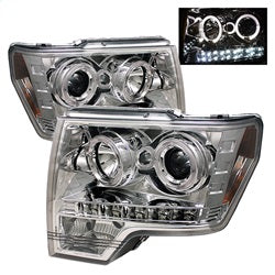 Spyder Auto 5010247 Halo LED Projector Headlights - Truck Part Superstore