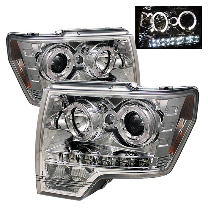 Spyder Auto 5010247 Halo LED Projector Headlights - Truck Part Superstore