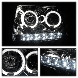 Spyder Auto 5010254 Halo LED Projector Headlights - Truck Part Superstore