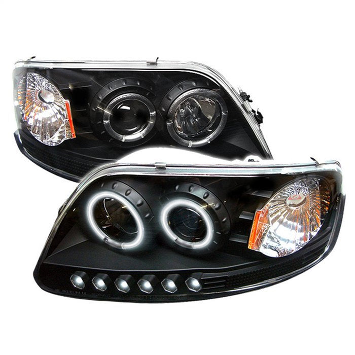 Spyder Auto 5010292 CCFL LED Projector Headlights; 1 pc.; Bulbs Included; Pair; Black; - Truck Part Superstore