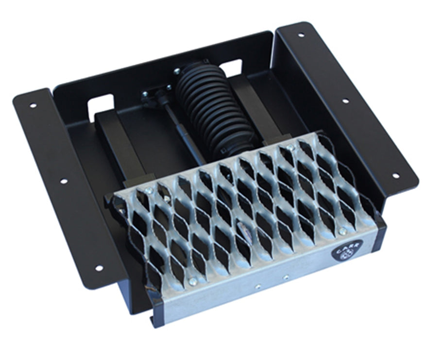 Carr 501030 WTS; 12" Retractable Step (Undermount,Ext Flat Surf); XP3 Blk /Glvznd - Truck Part Superstore