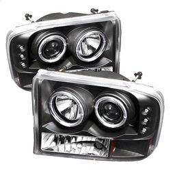 Spyder Auto 5010339 Halo LED Projector Headlights; Version 2; 1 pc.; Bulbs Included; Pair; Black; - Truck Part Superstore