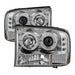 Spyder Auto 5010360 Halo LED Projector Headlights; Version 2; 1 pc.; Bulbs Included; Pair; Chrome; - Truck Part Superstore