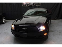 Spyder Auto 5010445 Halo Projector Headlights; Bulbs Included; Pair; Black; - Truck Part Superstore