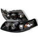 Spyder Auto 5010445 Halo Projector Headlights; Bulbs Included; Pair; Black; - Truck Part Superstore