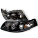 Spyder Auto 5010445 Halo Projector Headlights; Bulbs Included; Pair; Black; - Truck Part Superstore