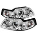 Spyder Auto 5010452 Halo Projector Headlights; Bulbs Included; Pair; Chrome; - Truck Part Superstore