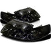 Spyder Auto 5010469 Halo Projector Headlights; Uses T10 LED Ultra White LED Bulb; Pair; Smoke; - Truck Part Superstore