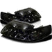 Spyder Auto 5010469 Halo Projector Headlights; Uses T10 LED Ultra White LED Bulb; Pair; Smoke; - Truck Part Superstore