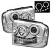 Spyder Auto 5010551 Halo LED Projector Headlights; Bulbs Included; Pair; Chrome; - Truck Part Superstore