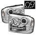 Spyder Auto 5010551 Halo LED Projector Headlights; Bulbs Included; Pair; Chrome; - Truck Part Superstore
