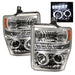 Spyder Auto 5010582 Halo LED Projector Headlights; Bulbs Included; Pair; Chrome; - Truck Part Superstore